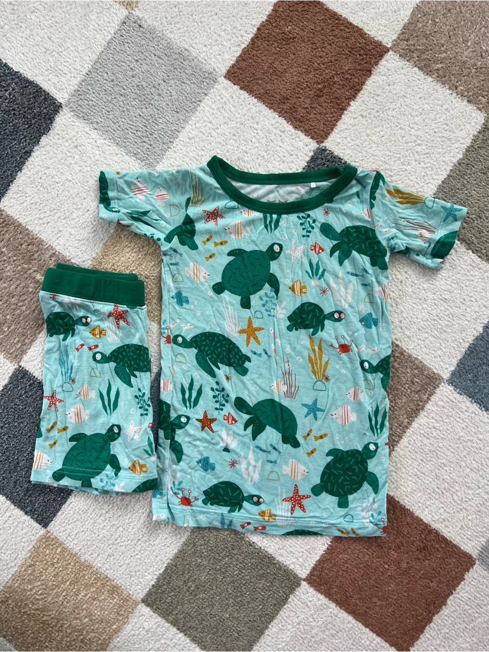 Little Sleepies Sea Turtles PJs 18-24m